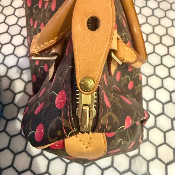 Louis Vuitton Speedy 25 in the Monogram Cerises (cherry print) - Picture 11 of 16